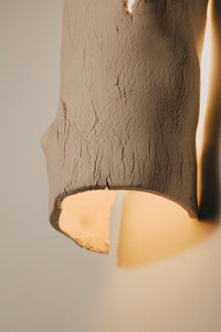 Ceramic Light / White Raku